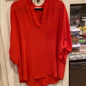 Orange Silky Women’s top